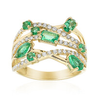 AAA-Sambia-Smaragd-Goldring (CIRARI)