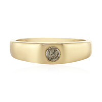 I1 Schokoladen-Brillant-Goldring