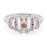 Fancy-Diamant-Silberring
