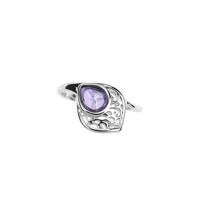 Amethyst-Silberring (dagen)
