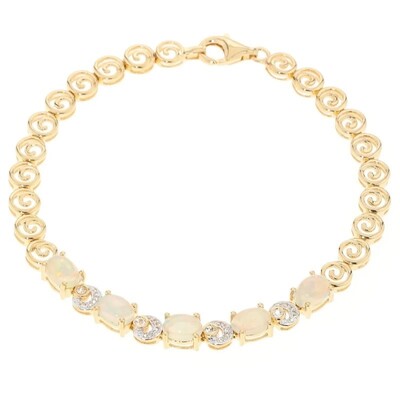 Welo-Opal-Silberarmband