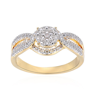 I3 (I) Diamant-Messingring (Juwelo Style)