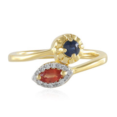 Saphir-Silberring