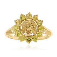 Gelber Saphir-Goldring