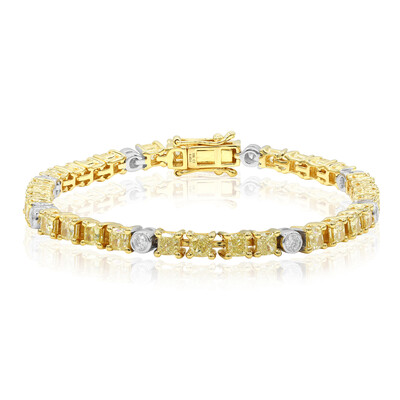 Gelber SI2 Brillant-Goldarmband (CIRARI)