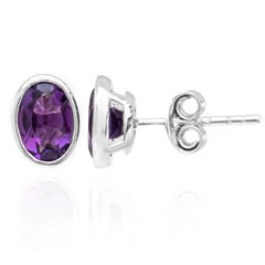 Amethyst-Silberohrringe