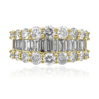 SI2 (H) Diamant-Goldring (CIRARI)