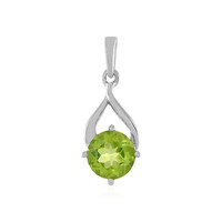 Peridot-Silberanhänger