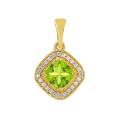 Peridot-Silberanhänger