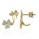 SI1 (G) Brillant-Goldohrringe (Annette)