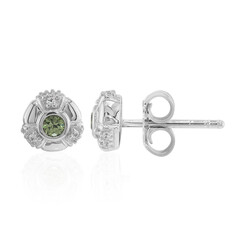 Madagaskar-Demantoid-Silberohrringe (John Ferry)