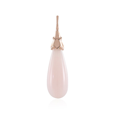 Pinkfarbener Opal-Silberanhänger (MONOSONO COLLECTION)