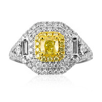 Gelber SI2 Diamant-Goldring (CIRARI)