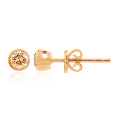 SI Rose de France-Brillant-Goldohrringe
