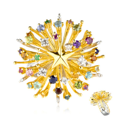 Edelstein-Silberring (Gems en Vogue)