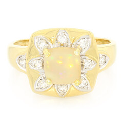 Java-Opal-Silberring