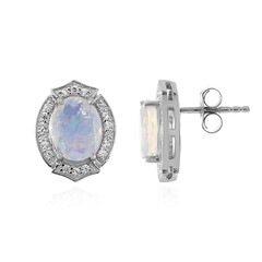 Welo-Opal-Silberohrringe