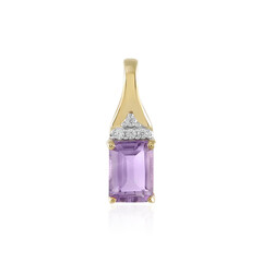 Lavendel-Amethyst-Silberanhänger