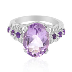 Bolivianischer Amethyst-Silberring