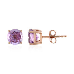 Lavendel-Amethyst-Silberohrringe