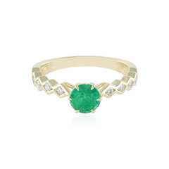 Sambia-Smaragd-Goldring (de Melo)
