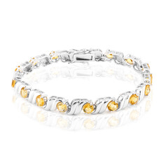 Citrin-Silberarmband