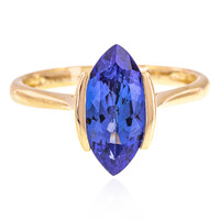 AAA-Tansanit-Goldring (CIRARI)