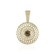 I2 Champagner-Brillant-Goldanhänger (Ornaments by de Melo)