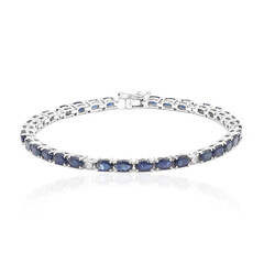 Blauer Ceylon-Saphir-Goldarmband