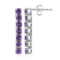 Amethyst-Silberohrringe
