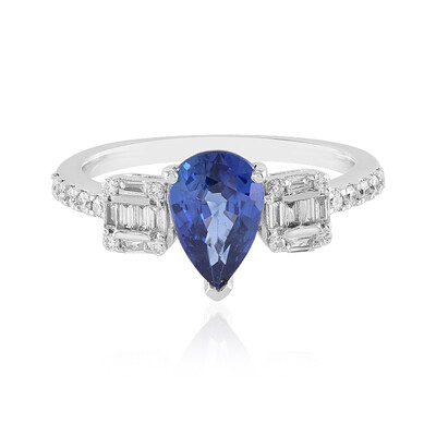 Blauer Ceylon-Saphir-Goldring