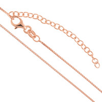 Silber-Veneziakette - 2,23 g - 38-43 cm - rosévergoldet