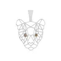 I2 Champagner-Brillant-Goldanhänger (Ornaments by de Melo)