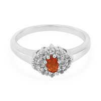 Kaiserlicher Jalisco-Feueropal-Silberring