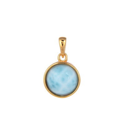 Larimar-Silberanhänger