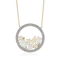 Welo-Opal-Silbercollier