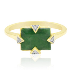 Majestätischer Jadeit-Goldring