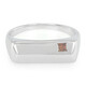 Fancy-Diamant-Silberring