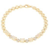 Welo-Opal-Silberarmband