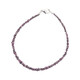 Purpur-Diamant-Silberarmband (CUSTODANA)