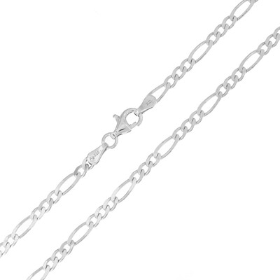 Silber-Figarokette - 45 cm - 6,19 g