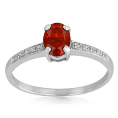 Salamanca-Feueropal-Silberring