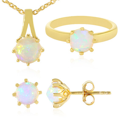 Welo-Opal-Silberset