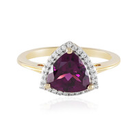Magenta-Granat-Goldring