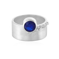 Blauer Madagaskar-Saphir-Silberring