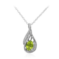 Burmesischer Peridot-Silberhalskette
