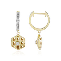 I1 (I) Diamant-Goldohrringe (Ornaments by de Melo)