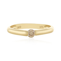 I1 Schokoladen-Brillant-Goldring