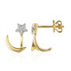 SI1 (G) Brillant-Goldohrringe (Annette)