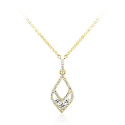 Lupenreiner (F) Brillant-Goldhalskette (LUCENT DIAMONDS)